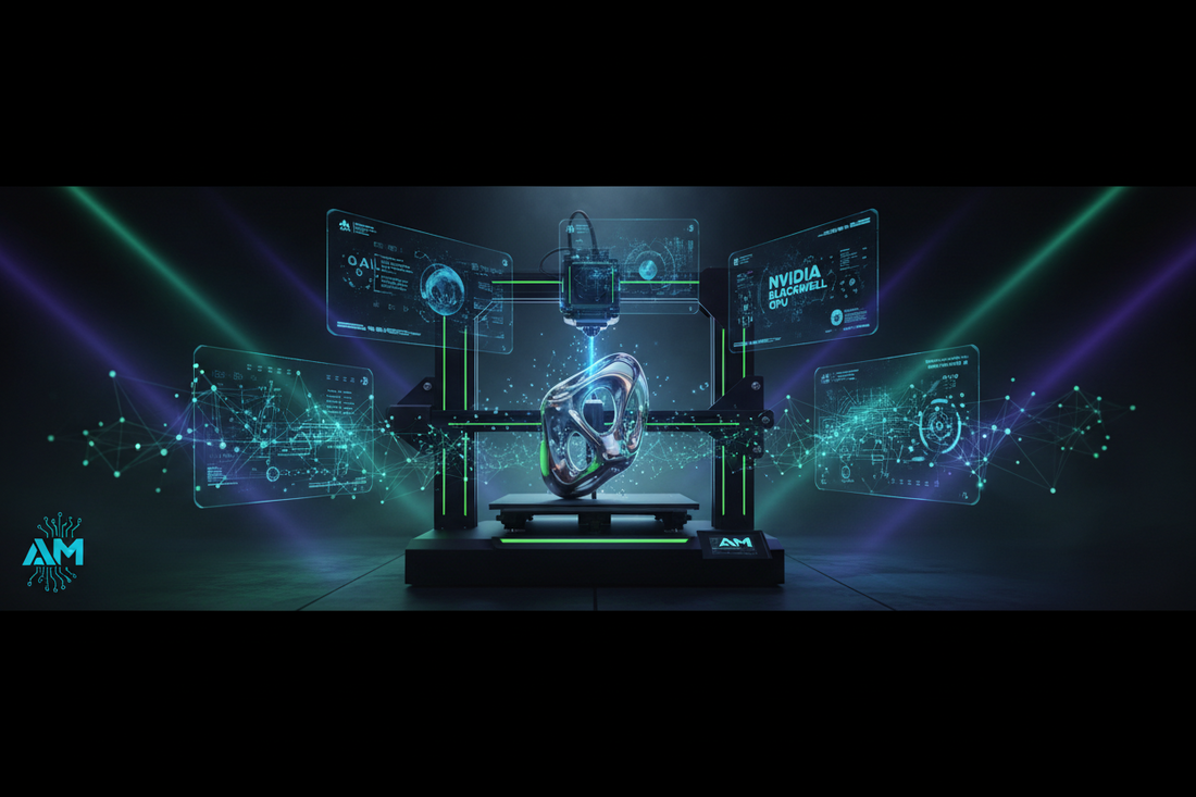 Como a IA e o NVIDIA Blackwell estão a acelerar a manufatura aditiva