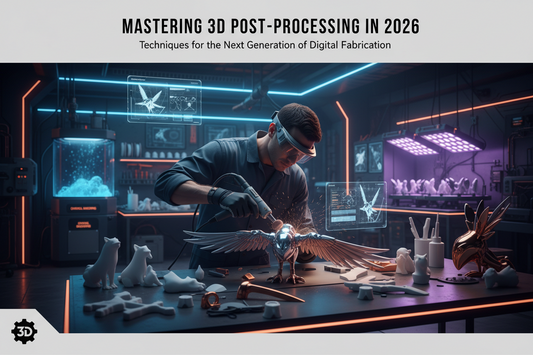 Pós-processamento 3D em 2026: os principais desafios do setor